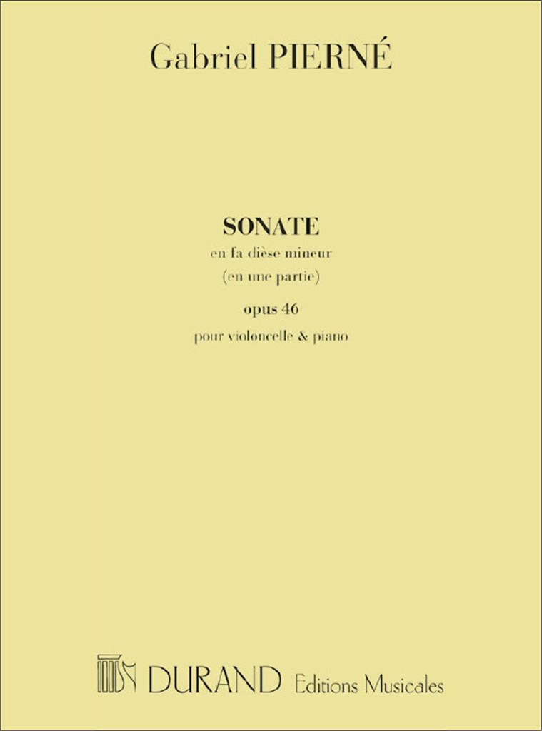 Sonate Op 46 Vlc-Piano